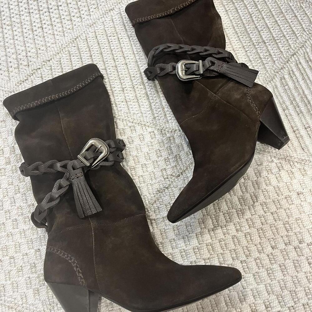 Free People Bridget Belt Slouch Boots - Picture 5 of 10